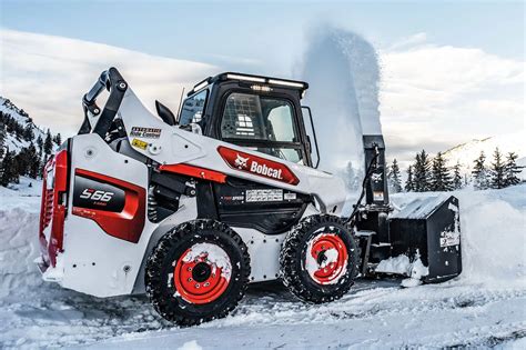 skid steer blower|snowblower for bobcat skid steer.